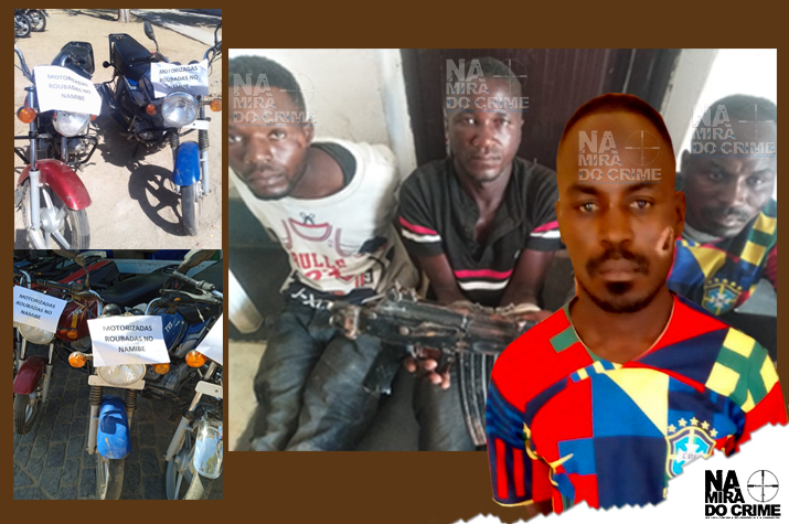 Encarcerados bandidos que assaltavam e matavam moto-taxistas nas províncias do Namibe, Huíla e Cunene