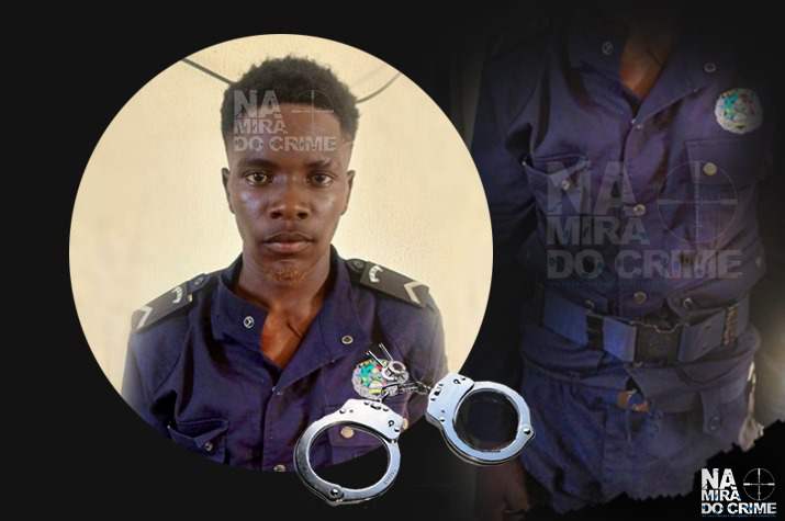 SIC-Luanda detém marginal que passeava pelas ruas do Sambizanga trajado com farda da Polícia  