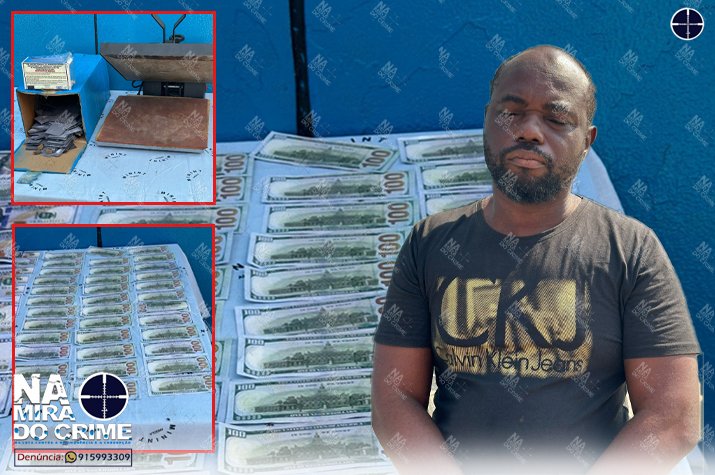 Cidadão do Congo Brazaville apanhado em Talatona com mais de 6 mil dólares falsos