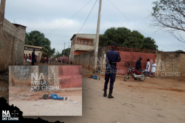 Mais de 12 tiros na cabeça: Suposto marginal ‘executado’ por desconhecidos na rua da Cimangola