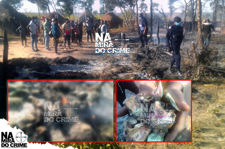 Camponês provoca incêndio num matagal mata quatro crianças e queima mais de 15 cabanas