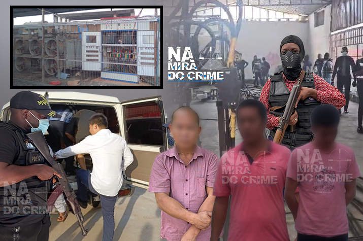 DIIP desactiva rede de mineração de criptomoedas e detém três chineses em Viana