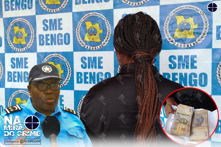 Quis ‘soltar’ duas cidadãs da RDC: Jovem de 29 anos detida por subornar oficial do SME com 800 mil Kwanzas