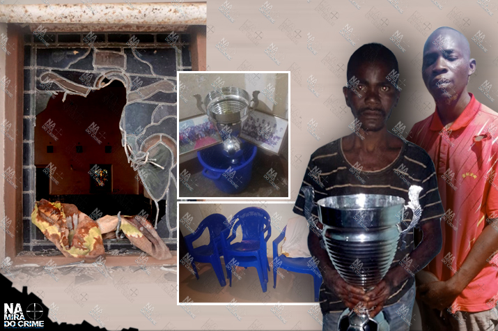 "Solidão" e "Abilidoso" roubaram taça do Libolo e pano de altar da Igreja Católica
