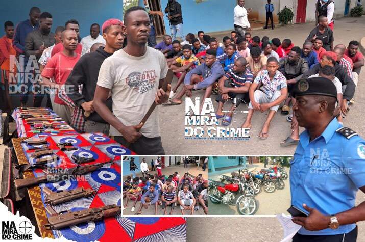 "Operação Especial" no município de Luanda recolhe 43 marginais e apreende várias armas de fogo