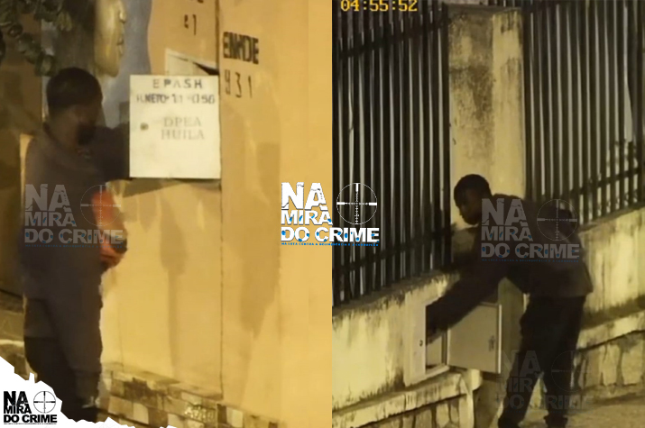 Cidadão flagrado pelo CISP a vandalizar contadores de água no Lubango condenado a três meses de prisão efectiva