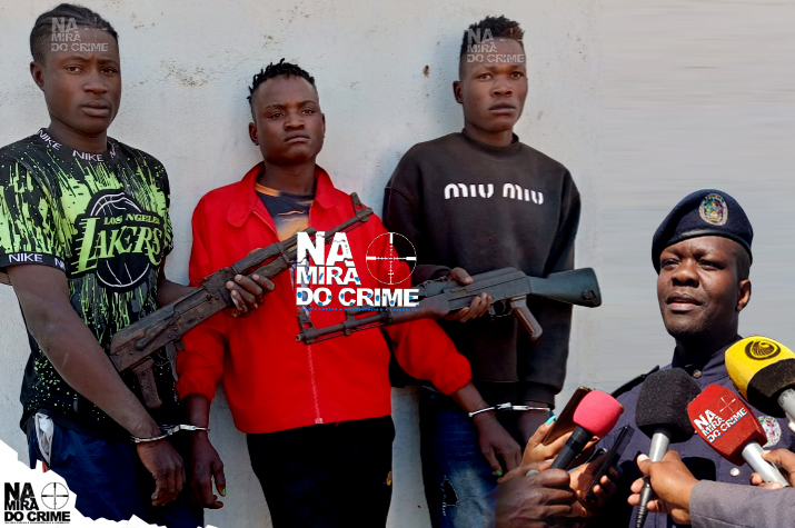 Polícia na Jamba captura bandidos que roubavam motorizadas com recurso à arma de fogo