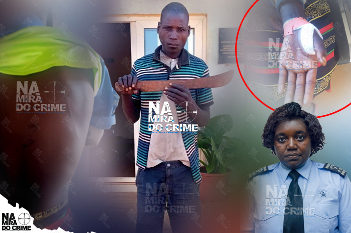 Detido cidadão que pisou no rosto e bateu na filha de 17 anos com catana e ainda tentou enforcá-la por ter comido o seu almoço