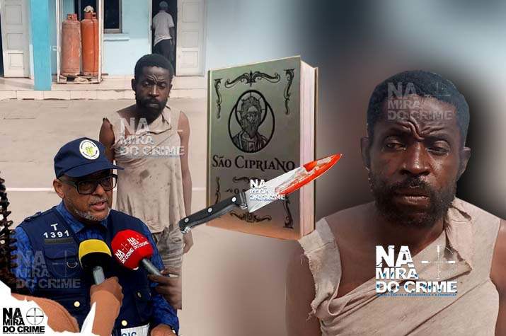 “Rituais” de São Cipriano: Cidadão de 42 anos viola e mata a própria mãe à facada e retira o intestino grosso no Cazenga