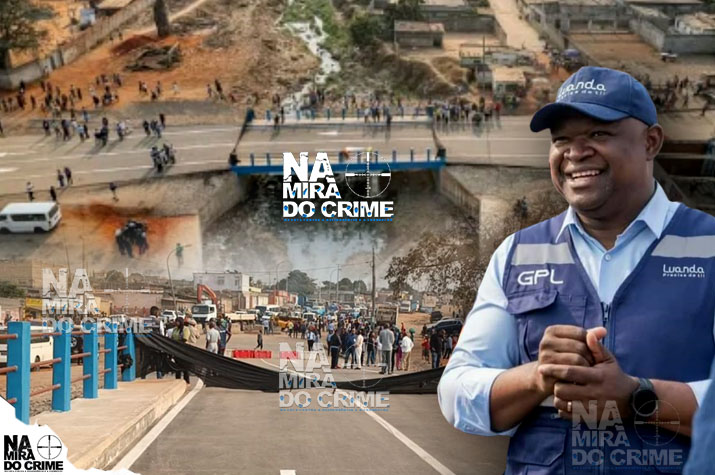 Homem regressa ao Malueca e inaugura ponte que liga os municípios do Cazenga e Cacuaco
