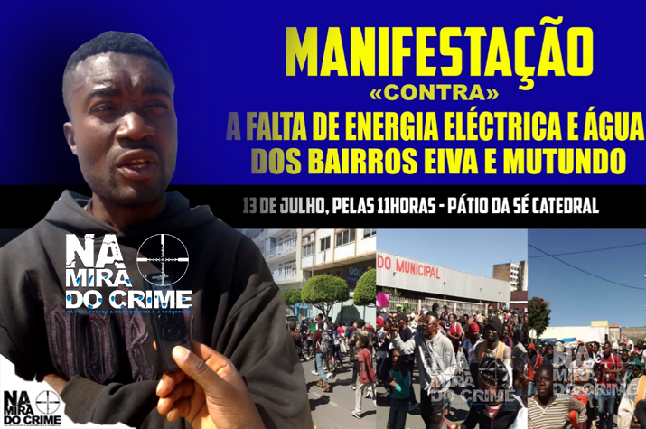 População manifesta-se por falta de energia e água potável nos bairros Eiva e Mutundo no Lubango