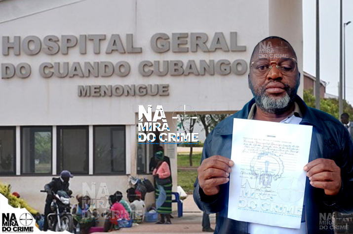 Associação criminosa e branqueamento de capitais: Director-geral do Hospital Geral do Cuando Cubango recolhido às celas