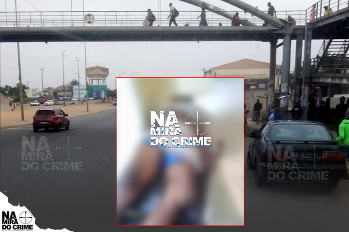 Fracturou o membro superior e inferior: Zungueira atira-se da pedonal cinzenta em Cacuaco ao fugir os fiscais e a polícia