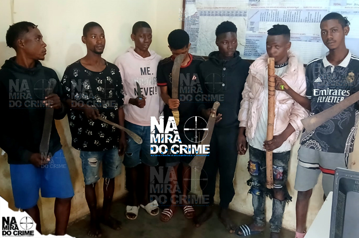 Polícia no Baia desmantela grupos de rixa “Loli Pop” e “Os Pcp” que ‘sacudiram’ o bairro Tchokwe no último sábado
