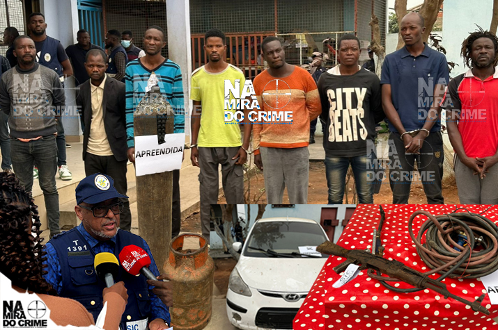 SIC-Luanda captura bandidos que roubaram milhões de kwanzas do Supermercado AngoMart