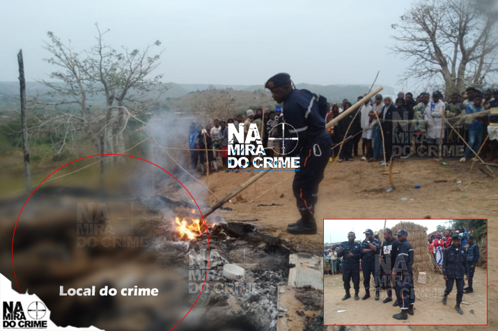 Incêndio consome cabana em Cabo Ledo e mata cinco membros da mesa família, três são crianças de 6, 3 e 1 ano de idade
