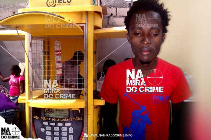 Capturado pelo SIC-Geral: Atendedor de "Telo" no Cuanza Norte simula o próprio rapto e foge em Luanda com os telefones e dinheiro das vendas