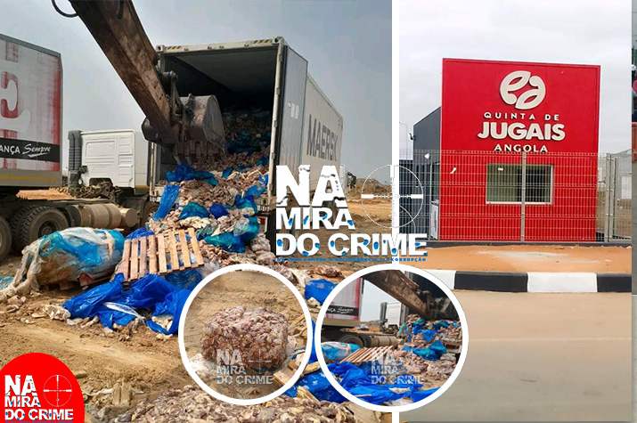Autoridades incineram mais de 19 toneladas de carne (estragada) retirada da empresa Quintas de Jugais  