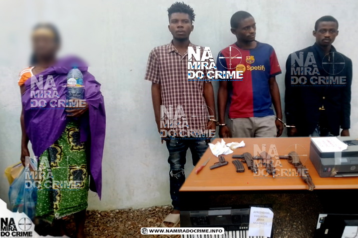 Detidos três marginais que assaltavam com armas de fogo em várias províncias do País