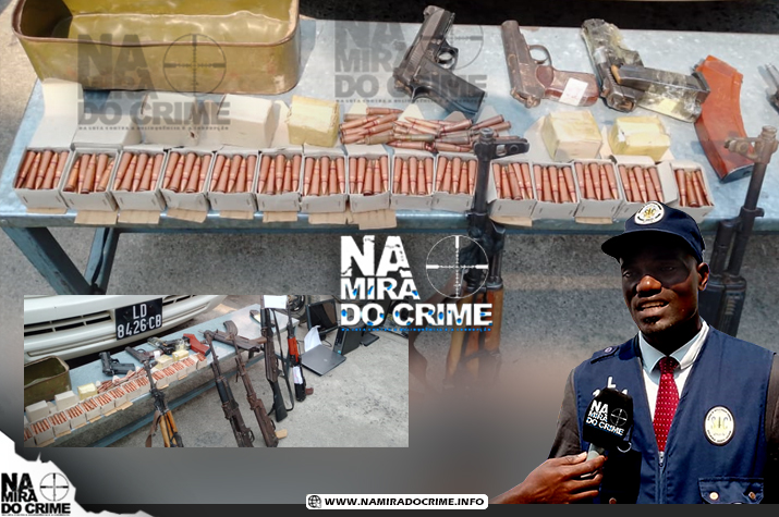 Crimes violentos: Investigação Criminal no Huambo recupera mais de 470 munições (novas) e nove AKM nas mãos de bandidos   