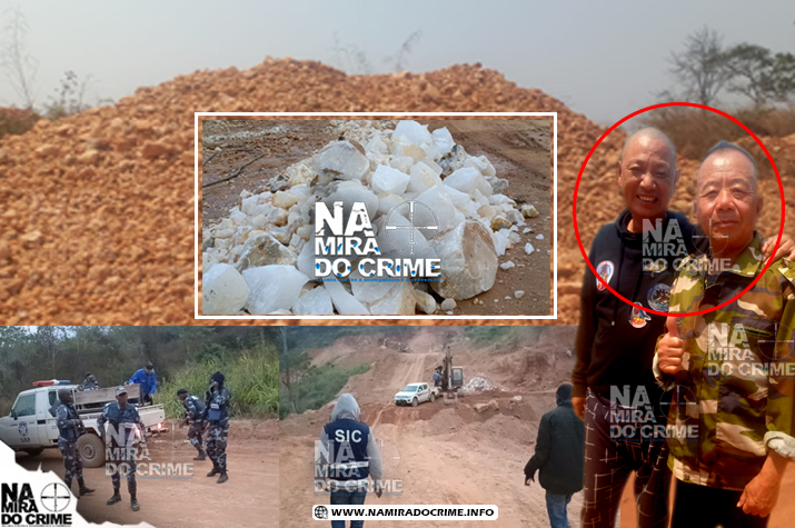 Chineses detidos na Conda por exploração ilegal de Quartzo