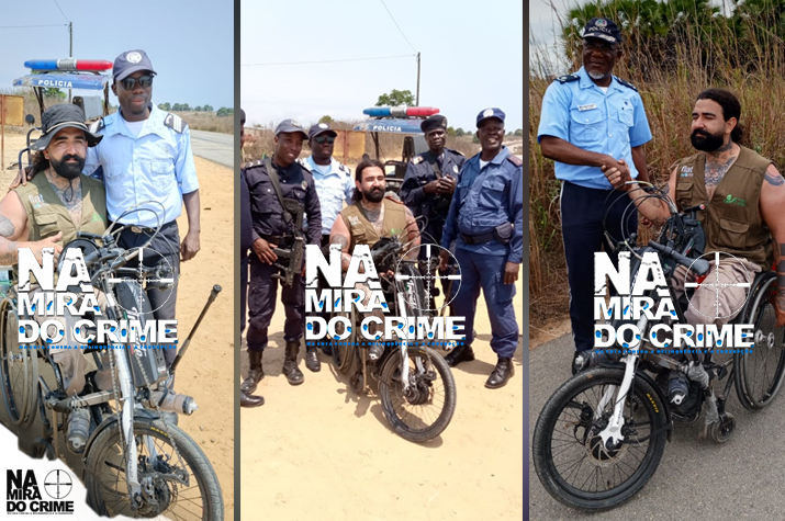 Turista sueco "Schwan Wabab" elogia apoio da Polícia Nacional de Angola durante a sua passagem pelo Nzeto