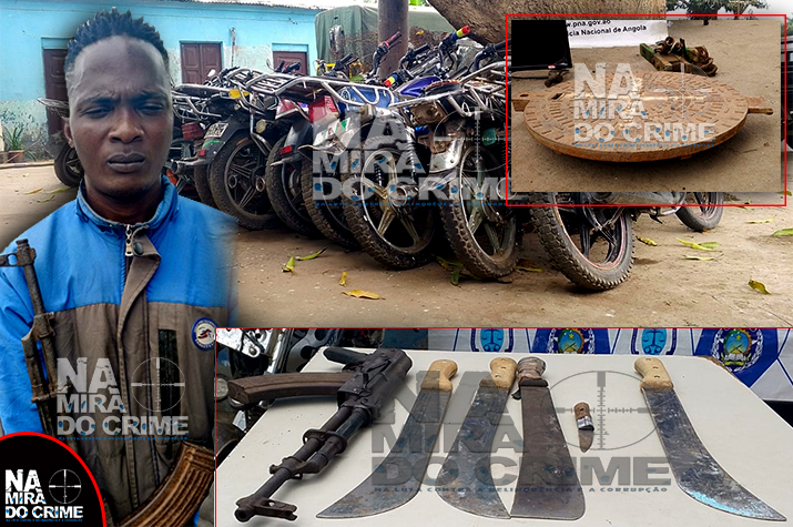 DIIP-Bengo captura altamente perigoso que roubava motorizadas com AKM em Luanda  