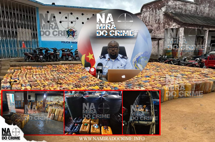 Polícia Nacional apreende em 20 dias mais de 580 mil litros de combustível nas fronteiras com a Namíbia,  Zâmbia e RDC