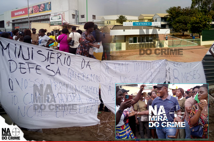 08 meses sem salários - Trabalhadores da empresa que fabrica uniformes militares admitem manifestar-se no Palácio Presidencial