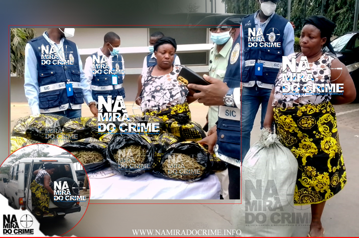 SIC detém ‘mãe grande’ da liamba no Kilamba Kiaxi com mais de 50 kg da droga