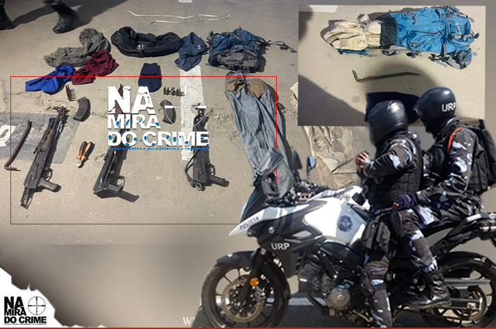 Brigada moto recupera três AKMs no Calemba 2
