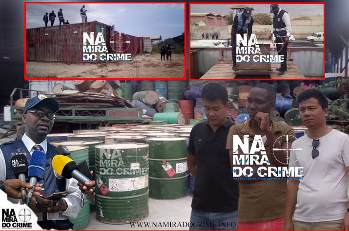 SIC desmantela estaleiro chinês com mais de 800 mil litros de combustível de contrabando