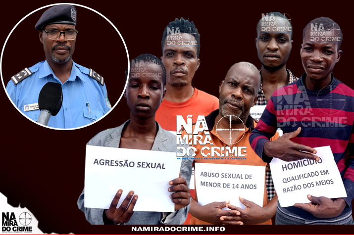 DIIP-Bengo captura marginais envolvidos em homicídio qualificado, agressão sexual e roubo com recurso à arma de fogo