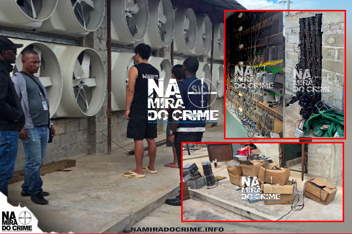 Outra vez chineses: SIC-Malanje desmantela casa clandestina de mineração de Criptomoedas