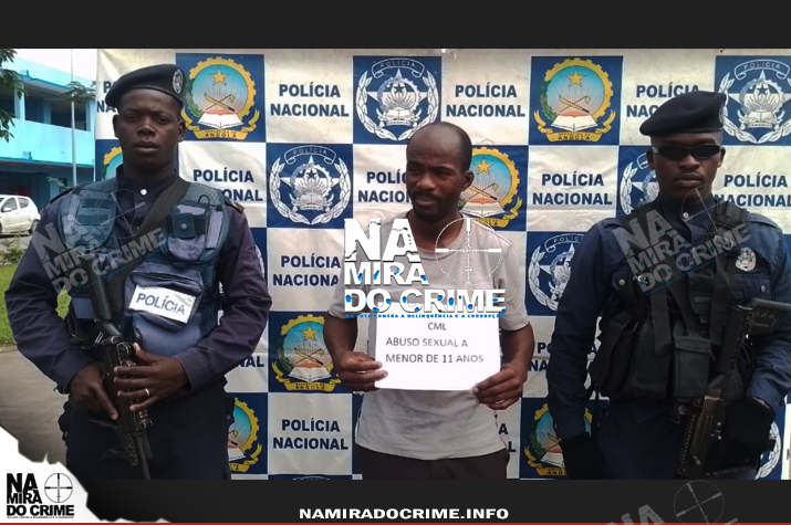 Capturado ‘ngombiri’ de 37 anos que viola as filhas de 08, 09 e 10 anos de idade na calada da noite