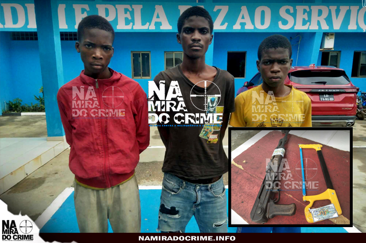 Capturados pelo SIC: Bandidos rendem dono de cantina mauritaniano e roubam AKM do segurança
