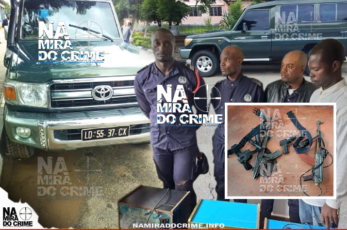 Um é filho de Comissário: Capturados agentes da polícia que cometem assalto a mão armada no Bié