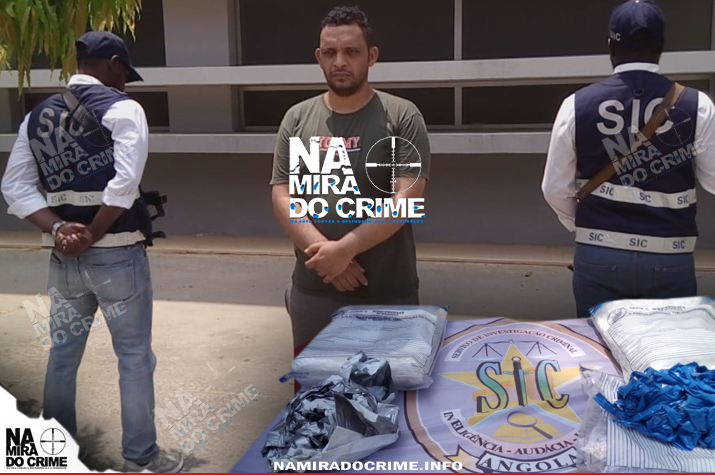 Brasileiro transporta mais de 4 Kg de Cocaína do Brasil para Angola para ganhar 1 milhão e 500 mil kwanzas
