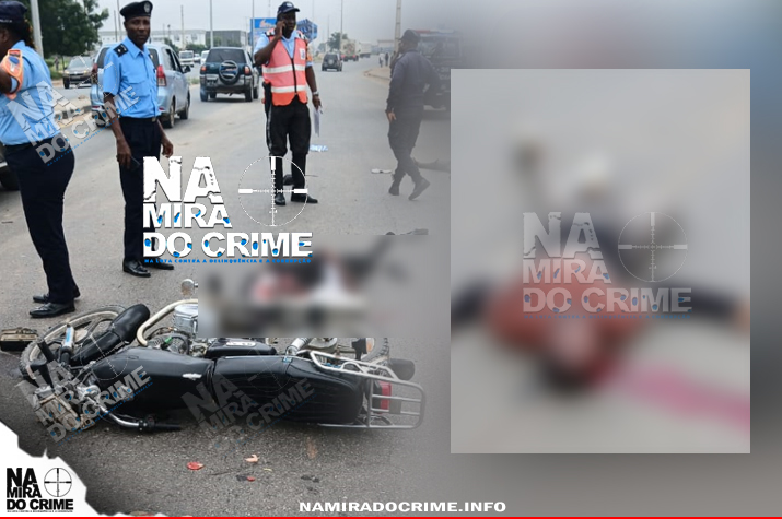 Nesta segunda-feira: Acidente envolvendo uma motorizada deixa dois mortos no Zango