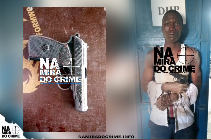 DIIP ‘recolhe’ delinquente que circulava na via pública com arma de fogo