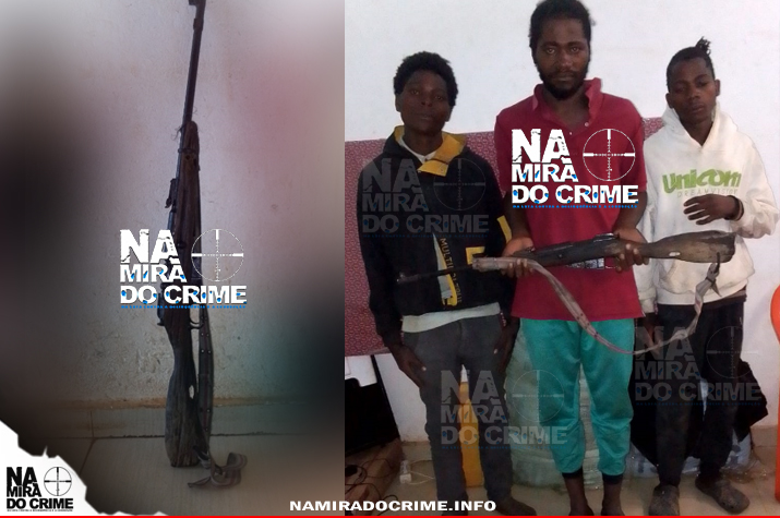 Huíla: Polícia detém três criminosos por roubo de mais de 720 mil kwanzas com recurso a arma de fogo no município do Cuvango
