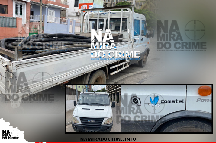 Polícia detém marginais que furtaram mais de 2 kms de extensão de cabo telefonia do SINSE