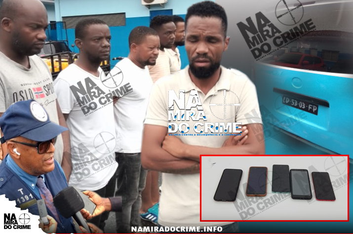 SIC-Luanda desmantela quadrilha que simulava serviço de táxi e furtava telemóveis aos passageiros  