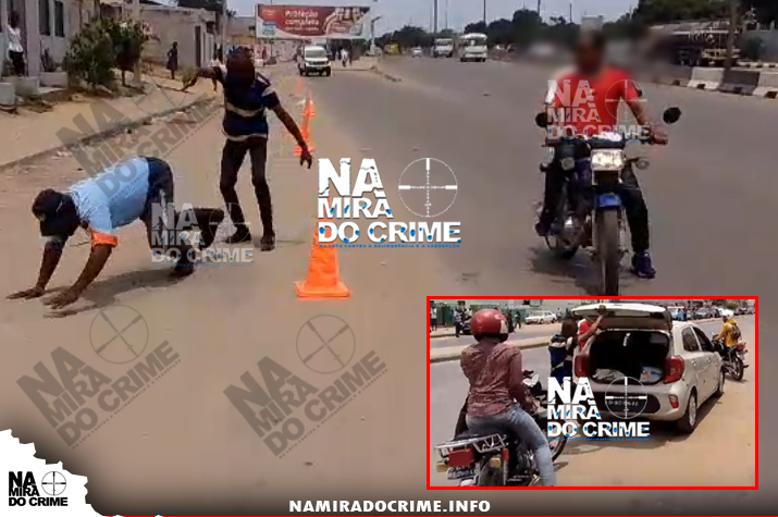 Internautas confundem reconstituição de uma cena de crime com assalto real em Luanda