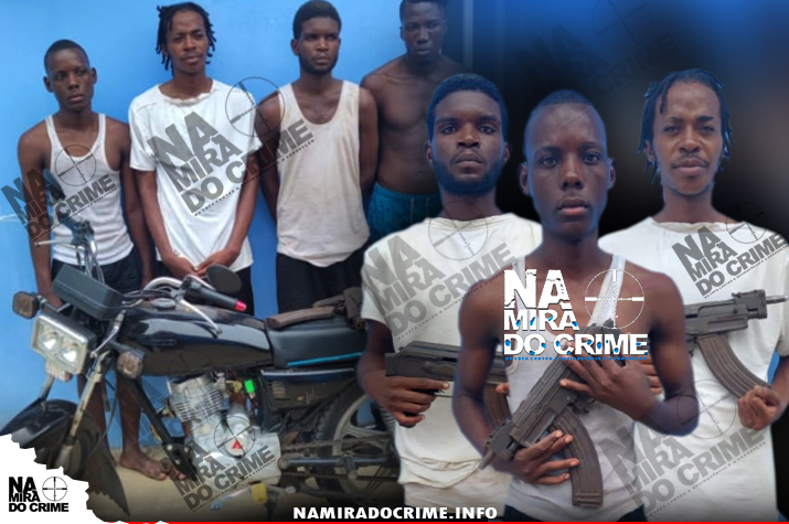 Brigada Anticrime de Viana captura bandidos altamente perigosos que assaltam moto-taxistas com AKM