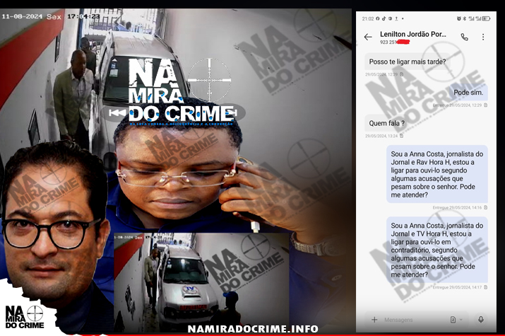Director do jornal hora h escrivão ouvido pelo sic no processo movido pelos advogados de lenilton jordão acusado de proteger estrangeiros ilegais