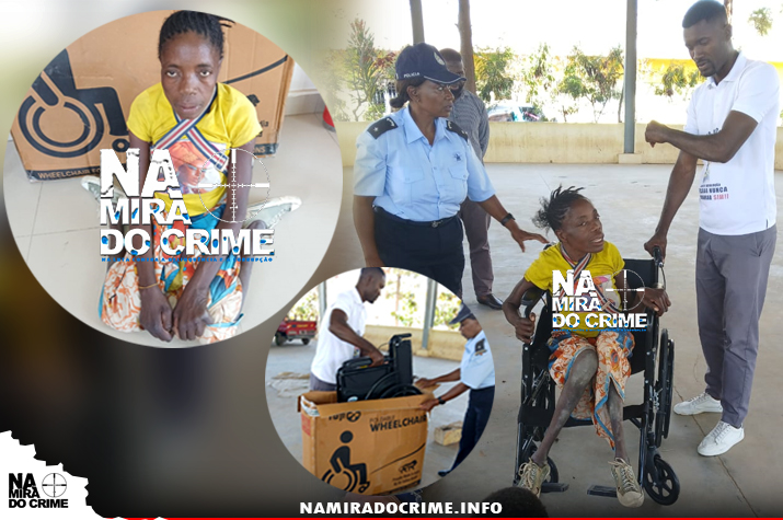 Divulgado pelo Na Mira do Crime: Cidadã com deficiência física recebe cadeira de rodas de empresário Guineense