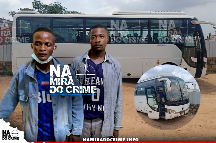 Esconderam no Zango: DIIP captura jovens que furtaram autocarro no interior de um estaleiro no Panguila