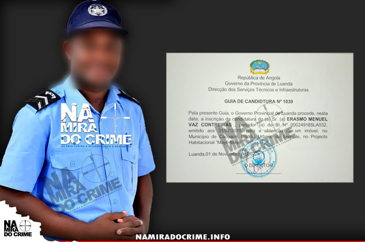 Mais de 15 milhões de Kwanzas - Sub-Inspector da Polícia é acusado de burlar cidadãos para receberem casas no Mayé Mayé