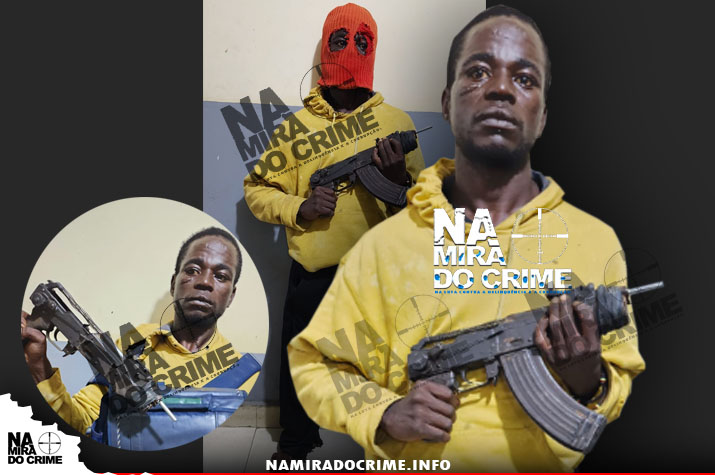 SIC-Bié captura bandido de 31 anos detido em posse de uma AKM